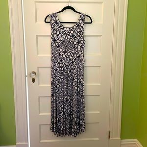 Navy and white cocktail/sundress from Anthropology.